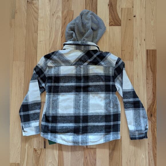 NWT Halara Hooded Plaid Jacket Size XS - Picture 6 of 9